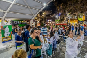 Barra do Piraí: Ação noturna de imunização contra influenza vacina 385 pessoas em três horas